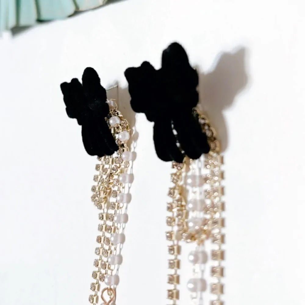 Crystal drop  earrings S108